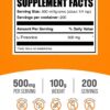 Frasco de BulkSupplements L-Treonina polvo 500mg