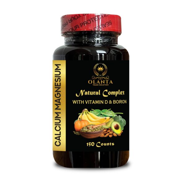 Version 1.0.0 Frasco de calcio y magnesio con etiqueta