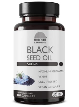 Cápsulas de aceite de semilla negra BETTER PLACE ORGANICS