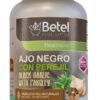 Frasco de cápsulas de ajo negro con perejil Betel Natural