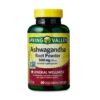 Frasco cápsulas Ashwagandha 500 mg Spring Valley 60 unidades