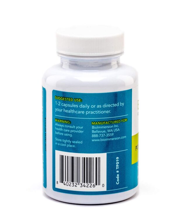 Frasco de cápsulas BioImmersion sinbiótico