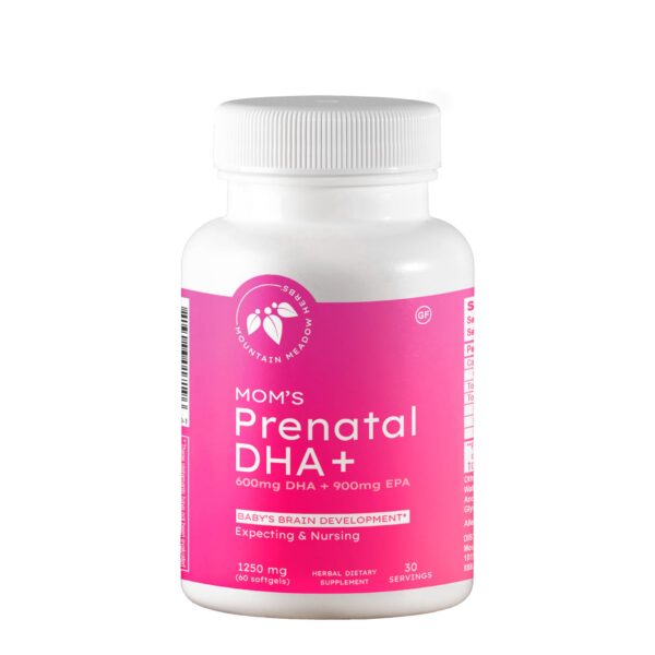 Frasco con cápsulas blandas Mountain Meadow Herbs Vita-MOM