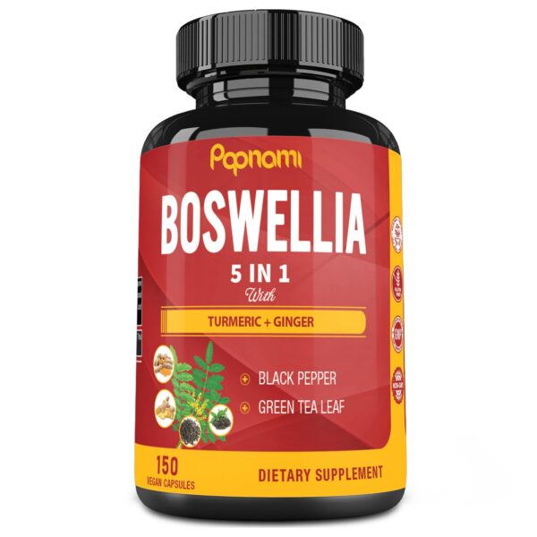 Version 1.0.0 Frasco cápsulas Boswellia Serrata con cúrcuma y jengibre