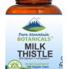 Frasco de cápsulas de cardo mariano orgánico Pure Mountain Botanicals