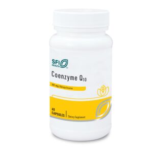 Frasco cápsulas Coenzima Q10 60mg Klaire Labs
