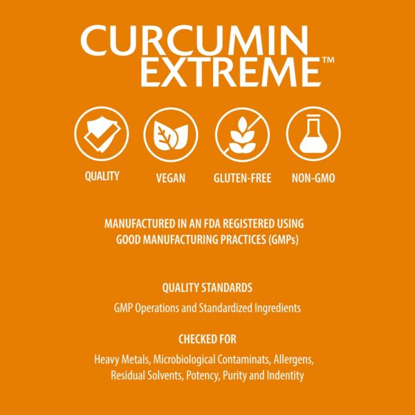 Frasco de cápsulas Curcumin Extreme Market America