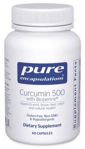 Version 1.0.0 Frasco de cápsulas curcumina con bioperina Pure Encapsulations