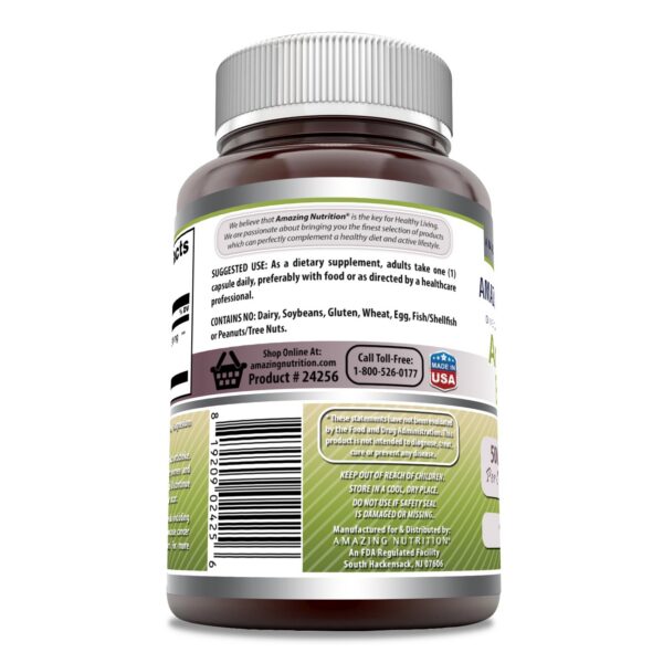 Frasco cápsulas extracto de alcachofa 500mg Amazing Formulas