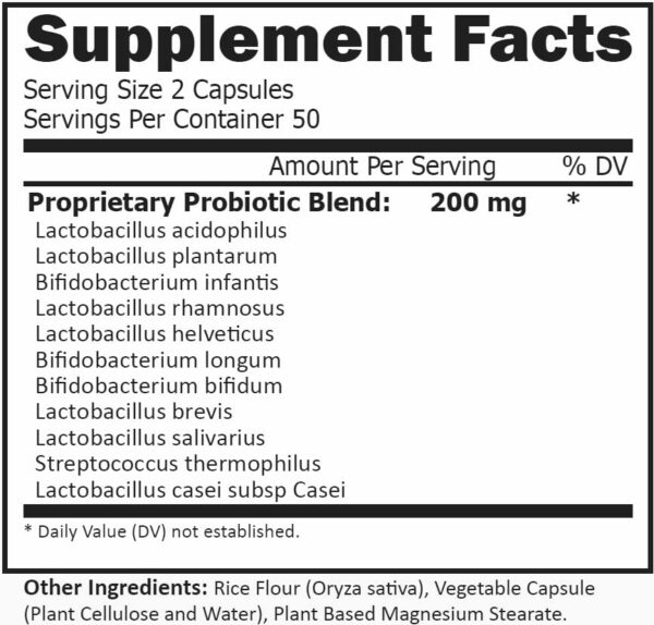 Version 1.0.0 Frasco de cápsulas flora intestinal R-Garden