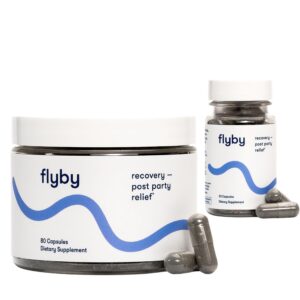 Frasco cápsulas Flyby Recovery para resaca