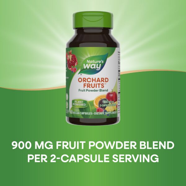 Version 1.0.0 Frasco de cápsulas de frutas para bienestar general