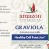 Version 1.0.0 Frasco cápsulas Graviola Amazon Therapeutics suplemento natural