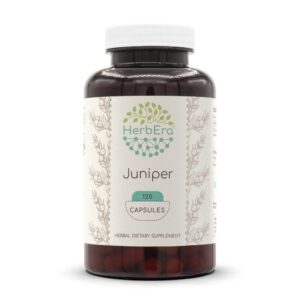 Frasco cápsulas HerbEra Juniper 120 unidades