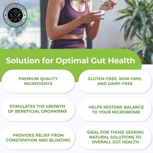 Frasco y cápsulas Intestinal Fortitude Phage 1