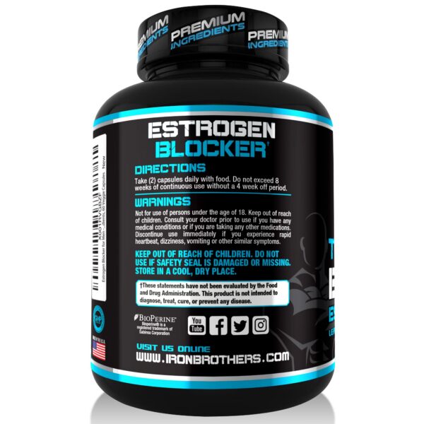 Version 1.0.0 Frasco de cápsulas Iron Brothers con fórmula natural testosterona