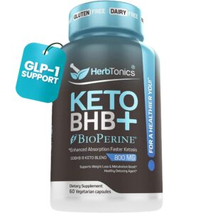 Version 1.0.0 Frasco cápsulas keto herbtonics altas ventas con bioperina