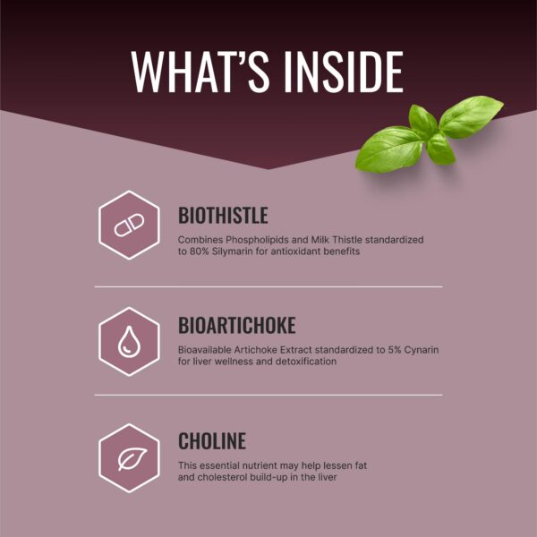 Detalles del producto Liversyl con cardo mariano y extracto de alcachofa