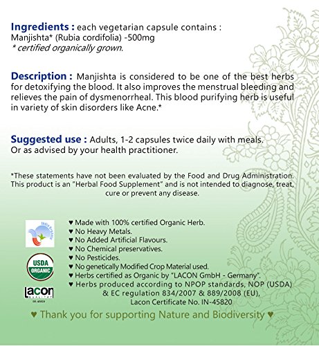 Frasco de cápsulas Manjista orgánico suplemento bienestar diario