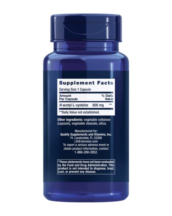 Certificado de análisis de Life Extension