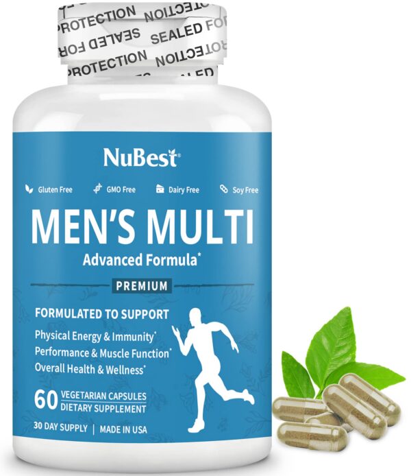 Frasco cápsulas Men's Multi 18+ multivitamínico vegano