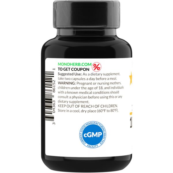 Frasco y cápsulas MONOHERB extracto champiñón Enoki