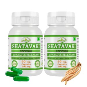 Frasco cápsulas Morsan Shatavari 500 mg vegetales pack 2