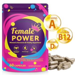 Frasco de cápsulas multivitamínicas para mujer YHFGTTIO