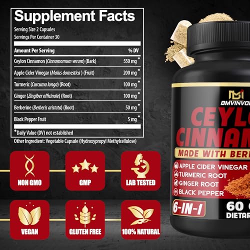 Frasco cápsulas natuurlijke Canela Ceilán BMVINVOL