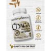 Frasco y cápsulas de Natures Elements Chaga 30 días
