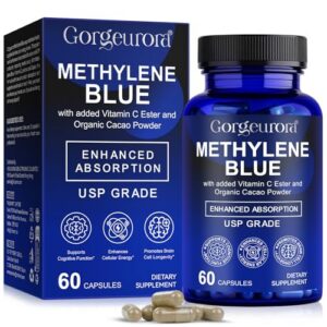 Version 1.0.0 Frasco de cápsulas NKKOBSLE azul de metileno 1% para salud cerebral