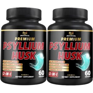 Version 1.0.0 Frasco cápsulas premium psyllium BMVINVOL 120 cápsulas veganas