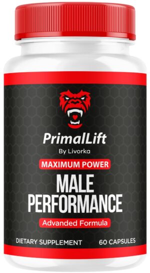 Frasco cápsulas Primal Lift suplemento natural avanzado