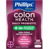 Frasco de cápsulas probióticas Phillips' Colon Health 30 unidades