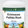 Frasco de cápsulas raíz de Echinacea Pallida 450 mg TerraVita