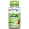 Frasco cápsulas raíz de jengibre solaray 1100mg