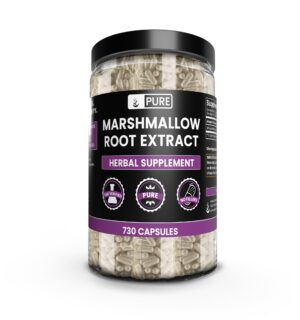 Version 1.0.0 Frasco de cápsulas raíz de malvavisco Pure Original Ingredients