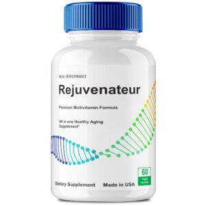 Version 1.0.0 Frasco de cápsulas Rejuvenateur multivitamínico avanzado