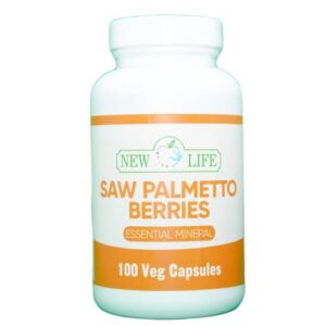 Frasco cápsulas Saw Palmetto New Life 100 veganas