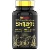 Frasco de cápsulas de Shilajit puro tnvitamins 2400 mg