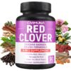 Frasco de cápsulas de suplemento natural CIVIMUNA Trébol Rojo