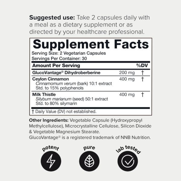 Version 1.0.0 Frasco y cápsulas Toniiq Dihidroberberina