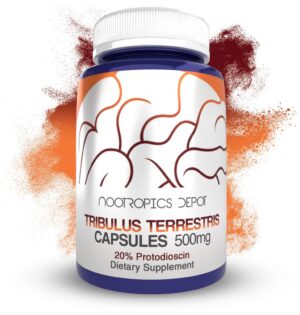 Frasco cápsulas extracto Tribulus Nootropics Depot 60 unidades