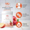 FRasco cápsulas TRU Supplements ACV vinagre manzana saludable