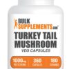 Frasco cápsulas Turkey Tail BulkSupplements extracto Coriolus