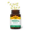Frasco cápsulas veganas vitamina D3 Country Life