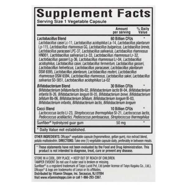 Frasco cápsulas vegetales probiótico ProBioCare 30 unidades