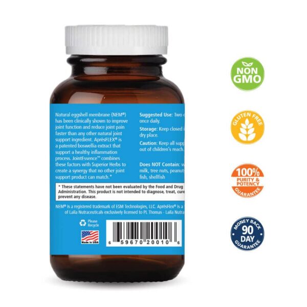 Frasco de cápsulas vegetarianas JointEssence Pure Essence Labs