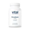 Frasco de cápsulas Vital Nutrients Citrato de Estroncio para huesos saludables