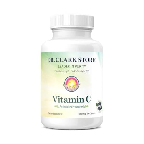 Frasco cápsulas vitamina C liposomal Dr Clark 1000 mg